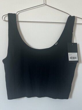 NWT WILLY CHAVARRIA BLACK BRALETTE TANK XL